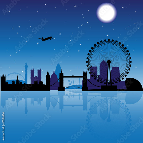 City Skyline · By: OCAL 7.3/10 91 votes. London skyline silhouette at night 