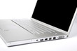 Modern and stylish laptop on a white background