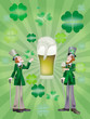 A glass of beer to  St Patrick's Day