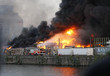 Grossfeuer in einem Paperlager in Berlin Grossfeuer in einem Paperlager in Berlin