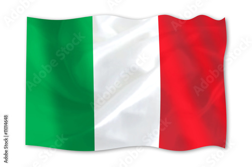 Illustration: Italien Flagge Italien Flagge