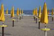 Schirm gelb Meer