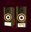 Vector: loudspeaker loudspeaker