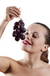 beautiful girl to pull to grape beautiful girl to pull to grape