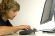 Boy on computer Boy on computer