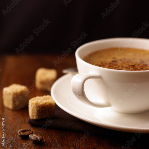 Coffee with cream Foam