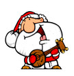 happy santa banjo musician happy santa banjo musician