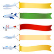 plane with message area set