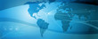 Globale Kommunikation-blau-sternfoermig