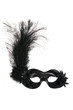 Black Venetian Carnival Mask