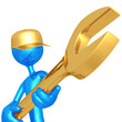 Holding A Wrench