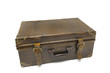 Old case isolated against a white background