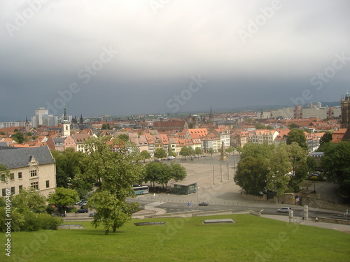 Blick von Burg Gleichen - Erfurt