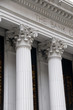 Ionic columns of a bank building
