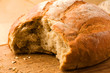 Photo: Fresh bread with ear of wheat Fresh bread with ear of wheat