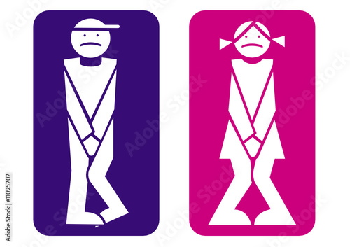 Vektor: panneau wc humoristique panneau wc humoristique