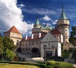 Bojnice castle - Entrance Bojnice castle - Entrance