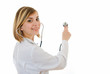smile of pretty doctor