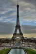 HDR Paris Tour Eiffel Trocadero