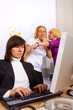 Problems in office relationship. Two gossips