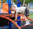 Little Boy in a Playground