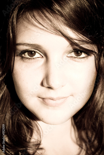 Photo: Beautiful female face Beautiful female face