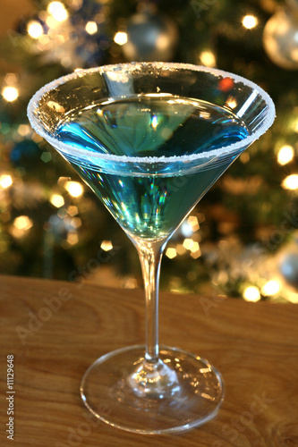 Blue Raspberry Martini