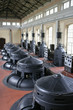 hydro power plant, inside location, turbines