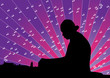 DJ making music
