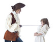 Photo: Not very mean pirate. Not very mean pirate.