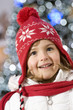Little girl Christmas portrait