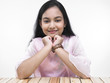 portrait of an asian teenage girl