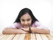 portrait of an asian teenage girl