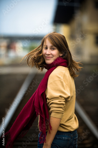 Photo: Portrait of a teenage girl Portrait of a teenage girl