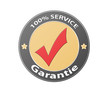 Illustration: 100% Service fett 100% Service fett