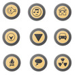 Modern Gold Web Icon Set 5