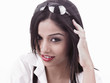portrait of a pretty asian girl of indian origin