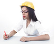 young asian female engineer