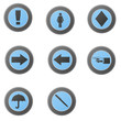 Modern Blue Web Icon Set 9