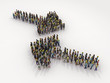 arrow of people arrow of people