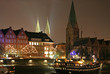 Foto: An der Schlachte in Bremen, Weihnachtszeit An der Schlachte in Bremen, Weihnachtszeit