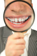 magnifying smile magnifying smile