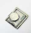 1890 Morgan Silver Dollar money clip