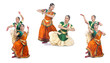 indian classical female dancers