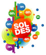 Fond graphique SOLDES