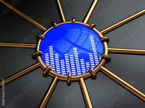 Illustration: abstract music abstract music