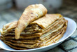 tas de crèpes bretonnes fait main - image horizontale