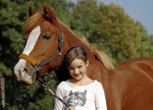 Kind mit Pony