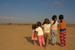 Freunde in Wüste, Peru