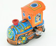 old tin train
